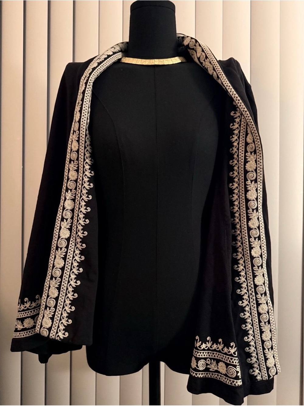 Lucky Brand Embroidered Cotton Knit Jacket Cardigan Women’s S Boho size small